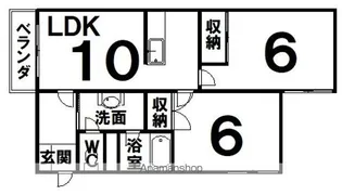 ボヌール171【2階】の間取り